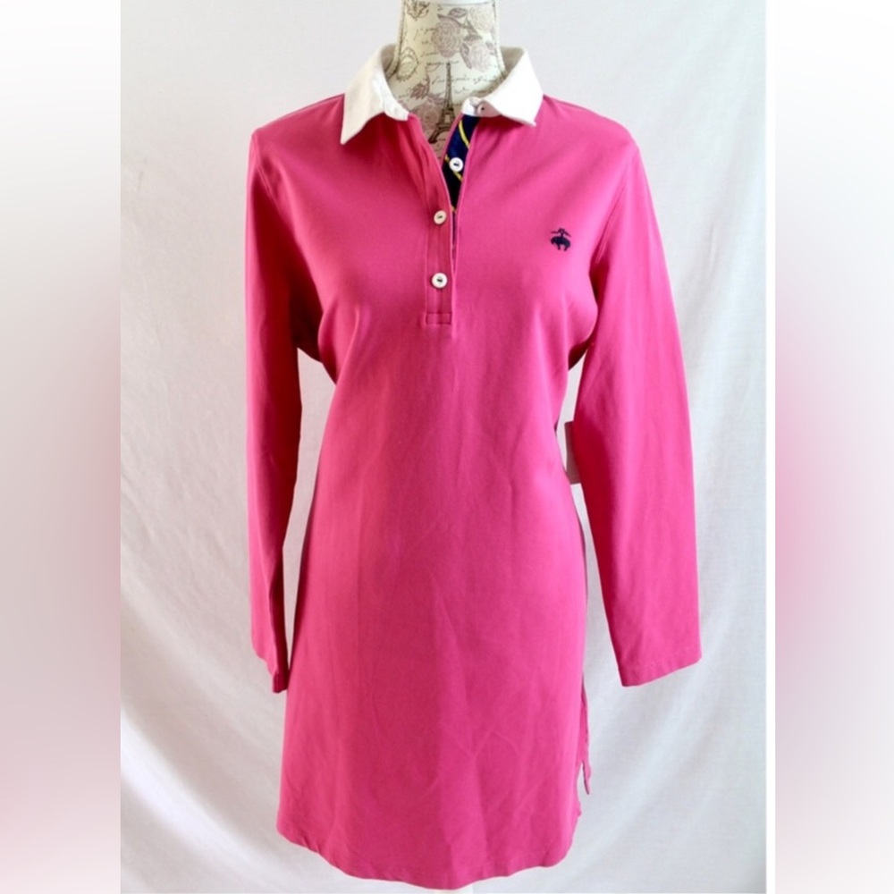 Brooks Brothers Pink stretch Rugby Dress